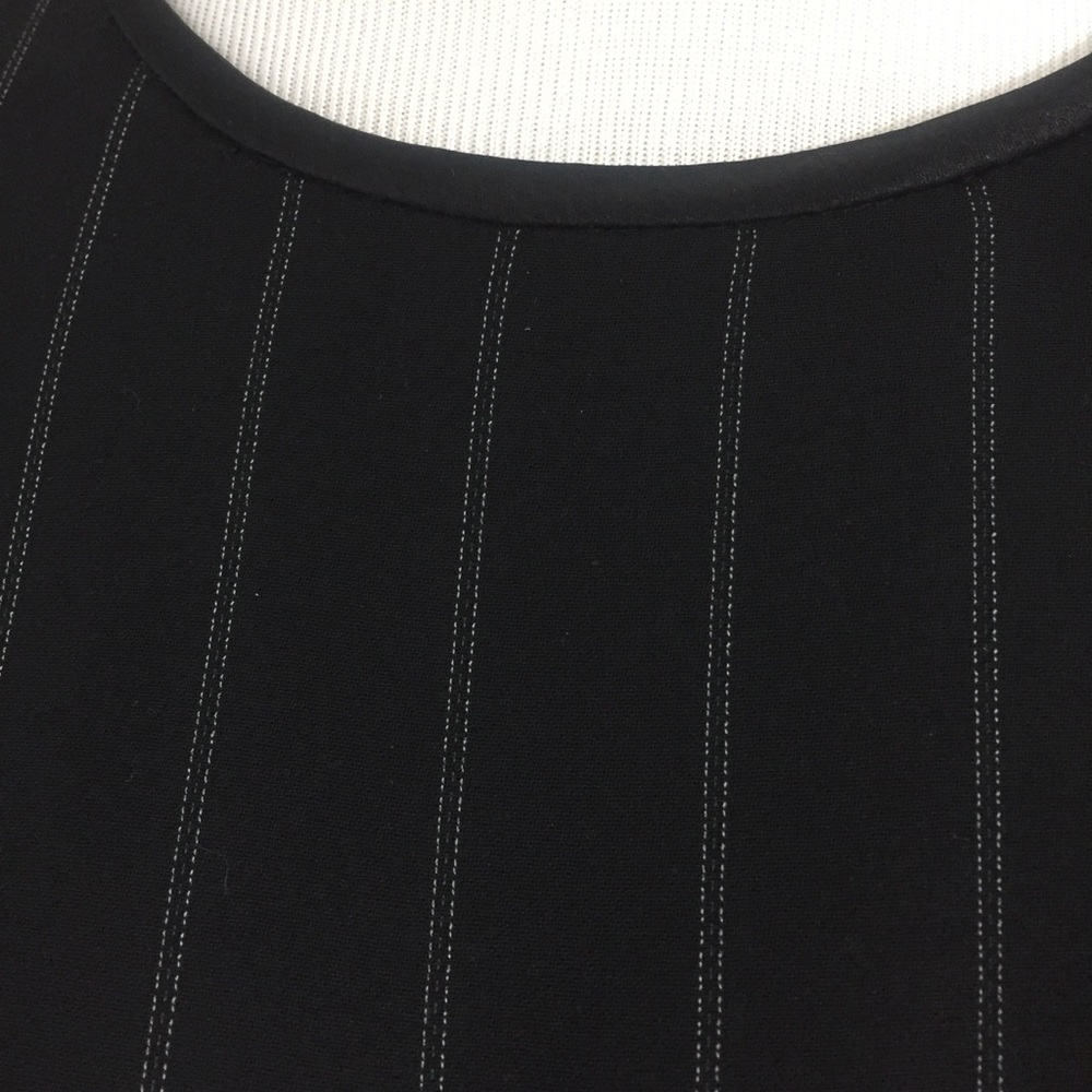 Jones New York Sleeveless Pinstriped Dress - Picture 7 of 8